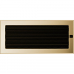 Ventilatsioonikaas 17x37 kullaga - kaetud ruloodega