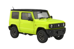 Fujimi Mudelauto NEXT Seeria Suzuki Jimny JB64 Kahev&auml;rviline Auto 1/24 Nr.17 EX-1 (Kineetiline kollane/must katus) NX-17 EX-1 kollane