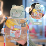 630 ml lastele m&otilde;eldud Sippy Cup toiduklassi &uuml;he nupuga avatud tassid, suvine kaasaskantav suletud lekkekindel plasttops