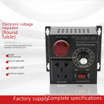 220 V vahelduvvoolu reguleeritav mootori kiiruse regulaator, ventilaator, astmeteta temperatuuri ja valguse regulaator domestic model