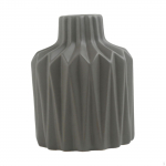 Ceramic Vase for Decorative Use on Shelves And Tables in Various Rooms Size S Dark Grey
