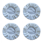 4 t&uuml;kki puhastusvahendid, riba ja vahatamine &uuml;htlaselt kantud valge vahatamine ja komplektid elastne varrukas &otilde;rn ohutu ja lihtne