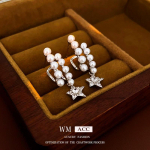 H&otilde;bedased tsirkoonist t&auml;he ja p&auml;rliga k&otilde;rvar&otilde;ngad - Elegantsed, moekad, prantsuse stiilis Needle h&otilde;be