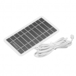 2W 5V P&auml;ikesepaneeliga Laadija Kaasaskantav USB P&auml;ikeselaadija Pol&uuml;kristalliline Mobiiltelefonile Madal V&otilde;imsus