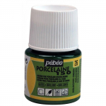 Peinture porcelaine - P&eacute;b&eacute;o - 150 Brillant Malachite N&deg;26 - 45ml - Couleurs brillantes - Cuisson &agrave; 150&deg;C roheline
