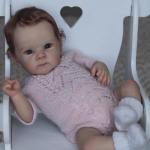 Simulatsioon Reborn beebi 45 cm Reborn beebit&uuml;druk Pehme silikoonvin&uuml;&uuml;l Reborn beebi Elutruu realistliku v&auml;limusega beebinukk, Roosa kootud kleidiga nukk Cloth Body Doll