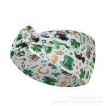 Euroopa ja Ameerika St. P&uuml;ha Patricku p&auml;eva nelilehine ristik elastne peapael