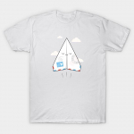 T-s&auml;rk Naistele &Otilde;hupost Paberlennuk Harajuku Prindiga Kawaii T-s&auml;rk Suvine L&uuml;hikeste Varrukatega Naiste T-s&auml;rk Pealmine S