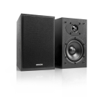 Denoni pehme kupliga tweeter 12cm woofer K&otilde;rge j&auml;ikusega kapp Banaanipistikuga &uuml;hilduv Suure kruviga k&otilde;lari klemm Must SC-M41 2,5cm SC-M41BKEM must