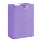 Bambusest k&auml;epidemega kokkupandava disainiga suure mahutavusega veekindlast riidest riided takistavad pesukorv L