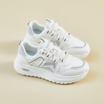 Naiste suvised hingavad v&otilde;rktossud Mugavad n&ouml;&ouml;riga jooksujalatsid PU-nahast paksu platvormiga k&otilde;ndimisjalatsid libisemiskindlad tennised naistele 35