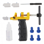 Reguleeritav Plaatide Avade L&otilde;ikeseade Alumiiniumsulamist Klaasist Plaatide Avade T&ouml;&ouml;riist &Otilde;liga T&auml;idetud T&uuml;&uuml;p Universaalne 2 &Uuml;hes kuldne