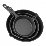 3-osaline praepannikomplekt malmist kleepumisvastane multifunktsionaalne miniprae muna pann pika k&auml;epidemega jaoks L