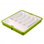 N&otilde;ude sahtlikorraldaja Sisset&otilde;mmatav S&ouml;&ouml;giriistade Hoidik BPA-vaba Suure Mahutavusega Lihtne Puhastada Laiendatav K&ouml;&ouml;gin&otilde;ude Alus