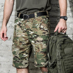 Suvised veekindlad s&otilde;jalised taktikalised l&uuml;hikesed p&uuml;ksid Meeste vabaaja kamuflaažiga armee kaubap&uuml;ksid Rip Stop Cotton Camo matkap&uuml;ksid matkamiseks S