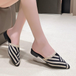 2024. aasta suvine naiste muulad, sussid, mood, madalad kandilised varbad, slaidid, &otilde;uekleit, sandaalid, naiste sandaalid 36