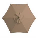 Asenduskangas 3/2,7/2m Aia Terrassi P&auml;ikesevari Katusekate 6-haruline v&otilde;i 8-haruline 2.7m 8arm parasol khaki