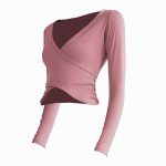 Joogariided naistele s&uuml;gisel ja talvel, k&otilde;rgekvaliteedilised jooksu- ja treeningriided, salendavad ja figuuri vormivad, spordipilatesi pikkade varrukatega XL roosa
