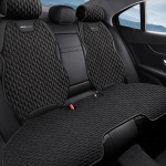 SEAMETAL L&otilde;uend Autoistmekate Tagumine Linane Kangas Padi Hingav Autojuhi Istmepadi Kaitsja Universaalne Enamiku Veoautode, Maasturite, Kaubikute jaoks Rear seat cover must