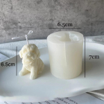 Karupea Kutsika K&uuml;&uuml;nlavorm Armas Loomakuju K&auml;sitsi Valmistatud Aroomiteraapia Kips Seep Silikoonvorm DIY Kodu Kaunistamise T&ouml;&ouml;riistad tumehall v&auml;rv