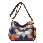 Uus lapit&ouml;&ouml; v&auml;rviplokkidest kandekott - Sobiv mitme lukuga kerge kantav reguleeritav &otilde;lakandmiseks pehme crossbody-kott