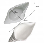 Conch lillepott silikoonvormid DIY Sea Shell Secented k&uuml;&uuml;nlapurk vormi s&auml;ilituskarp Betoon kipsvaigust vorm kodukaunistusega k&auml;sit&ouml;&ouml;