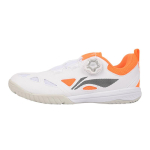 Li Ning Laste lauatennise mittep&otilde;hjadega l&ouml;&ouml;gisummutavad kulumiskindlad hingavad toetavad madalad treeningjalatsid Laste treeningjalatsid Valge Oranž APTU017-1 33 white