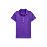 Polo Ralph Lauren Ss22 &Uuml;hev&auml;rviline Tikitud Logoga &Uuml;he n&ouml;&ouml;biga L&uuml;hikeste Varrukatega Polo S&auml;rk Naiste topid S&uuml;gavlilla WMPOKNINCU20265-500 S