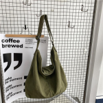 Moodne Naiste &Otilde;lakott Suur L&otilde;uend Crossbody Kotid Puuvillane Riie Koolikott K&auml;ekotid T&auml;iuslikuks Kooli Tagasi gray