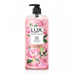 Lux Body Wash Soft Skin French Rose & Almond Oil Super Saver XL Pump Bottle with Long Lasting Fragrance, Glycerine, Paraben Free, Extra Foam, 750 ml