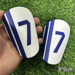 1paar minijalgpalli s&auml;&auml;repadja jalakaitse, kulumiskindel p&otilde;rutuskindel jalakaitse jalgpalli treeningu varrelaud 8&times;5CM