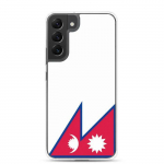 Coque T&eacute;l&eacute;phone Drapeau du N&eacute;pal Samsung Galaxy S22 Plus