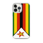 Coque iPhone - mitmev&auml;rviline - Drapeau Zimbabwe - Souple - &Uuml;hilduv iPhone 13 Pro Max - Unikaalne disain