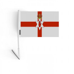 Drapeau - Irlande du Nord - 14 x 21 cm - Pol&uuml;esterresistant - L&eacute;ger - Recto/verso
