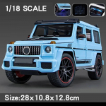1/18 Scale G800 mudelauto m&auml;nguasi, metallist survevalatud maastikus&otilde;idukite kollektsioon heli ja valgusega neljarattaline amortisaator, kingitus lastele sinine