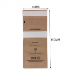 50 tk Steriliseerimine K&uuml;&uuml;nekott Manik&uuml;&uuml;r K&otilde;rge Temperatuur Puhastuskott Tarvik 75x150MM