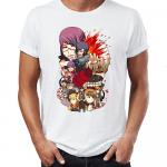 Meeste l&uuml;hikeste varrukatega T-s&auml;rk Tokyo Ghoul Touka Tsukiyama Yamori Awesome Artwork Joonistamise T-s&auml;rk L