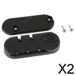 Acrylic handle for door Spindle Rod Knob Cabinet Chrome 80mm