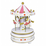 Karussell muusikakasti kook Dekoratiivne kaunistus beebi s&uuml;nnip&auml;evaks kingitus m&auml;nguasjad Romantiline lauaarvuti kaunistus j&otilde;uludeks valge