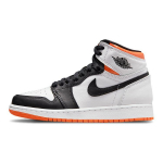 Air Jordan 1 Retro High OG GS Electro Orange Laste tossud Valge Must 575441-180 36.5