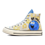 Converse Chuck 70 High Sunny Floral - Be Nice Unisex tossud White Egret University-Blue 172863C 35
