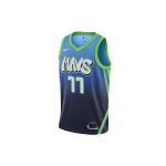 Nike City Edition Swingman Jersey 19-20 hooaeg Dallas Mavericks Luka Doncic #77 Meeste korvpallivest Sinine AV4632-465 S