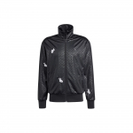 Adidas Originals Mickey Mouse SS24 Kind Prinditud Logo T&otilde;mblukuga Seisva Kraega Jakk Meeste Jakk Must IY2264 S