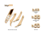 BMW 5. seeria F10 F11 F18 Siseukse k&auml;epideme sisekorpus 7-Piece Set Without Leather (Beige) beige