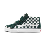 Vans Sk8 Reissue Vabaaja Ruuduline Keskmise K&otilde;rgusega Laste Rula Kingad Roheline Valge Laste Toss VN00018T8CA 33
