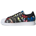 Adidas Originals Superstar S&uuml;nteetilisest Nahast Madalad Tossud Unisex Tossud Must Mitmev&auml;rviline H00182 38⅔ black