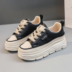 W3616 Uued Rula Kingad &Uuml;hev&auml;rvilised Suvine Trend Valged Kingad Paksu P&otilde;hjaga K&otilde;rgust Lisav Sisetald Kulumiskindlad Vabaaja Kingad &Otilde;pilaste Kingad 34