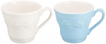 Wedgwood Festivity Paar Iivoor Pulm 1054014 [Ametlikult imporditud] Kruus, 350ml, Sinine, Keraamika, Kingitus,
