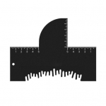 Juuste kujundamise &scaron;abloon V&auml;rvi parandamine Juuksuri kaart m&otilde;&otilde;duindikaatoriga Mehed Naised Juuksepiir Habeme kujundamise juhend Vormimine Soengu &scaron;abloon