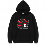 S&uuml;gise ja Talve L&otilde;bu Harajuku Huppar Shadow the Hedgehog Logo Tr&uuml;kitud Must Meeste ja Naiste Hupparid Pikkade Varrukatega Hupparid S